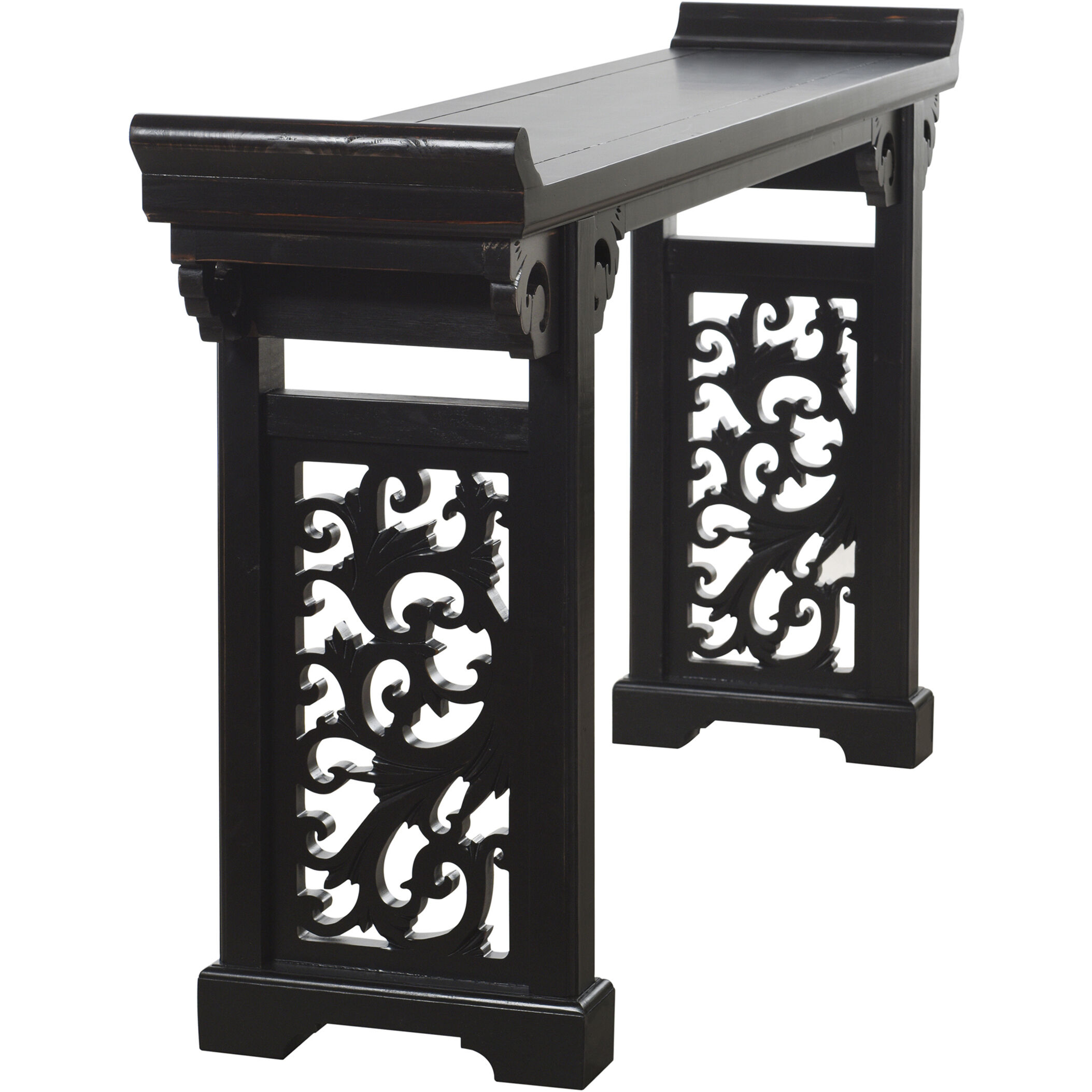 Jiamen 72 X 15 inch Black Console Table