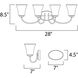 Logan 4 Light 28 inch Oil Rubbed Bronze Bath Vanity Wall Light