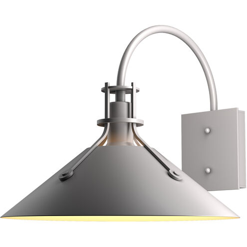 Henry 1 Light 12.9 inch Coastal Burnished Steel Outdoor Sconce, Large