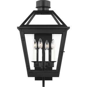 C&M by Chapman & Myers Hyannis 4 Light 24.25 inch Textured Black Outdoor Wall Lantern