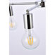 Cairo 4 Light 22.2 inch Chrome Pendant Ceiling Light