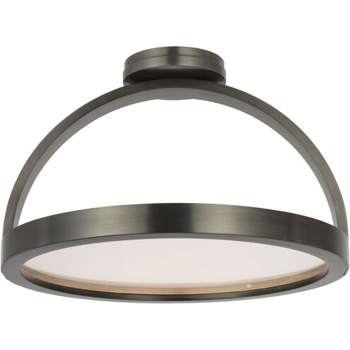 Kelly by Kelly Wearstler Cerne LED 16 inch Dark Bronze Semi Flush Mount Ceiling Light, Large