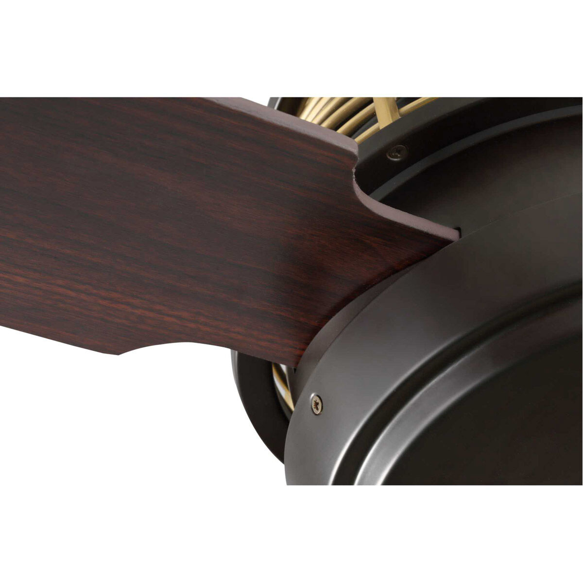 Shaffer 56 inch Architectural Bronze with Driftwood/Natural Cherry Blades Ceiling Fan