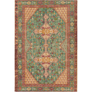 Shadi 90 X 60 inch Neutral and Blue Area Rug, Jute, Cotton, and Polyester
