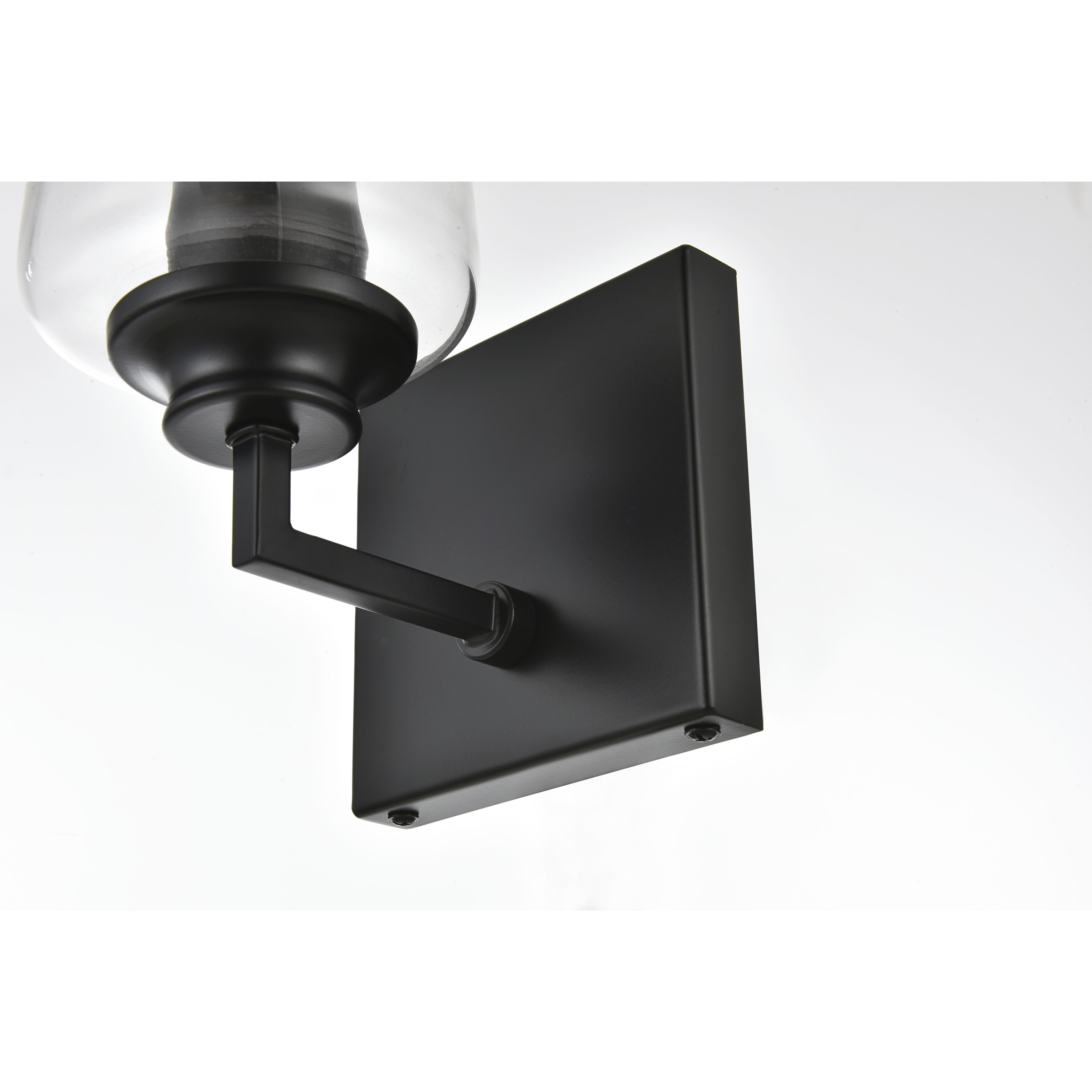 Ronnie 1 Light 5 inch Black Bath Sconce Wall Light