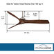 Aviation 60 inch Brushed Nickel/Medium Maple with Medium Maple Blades Ceiling Fan