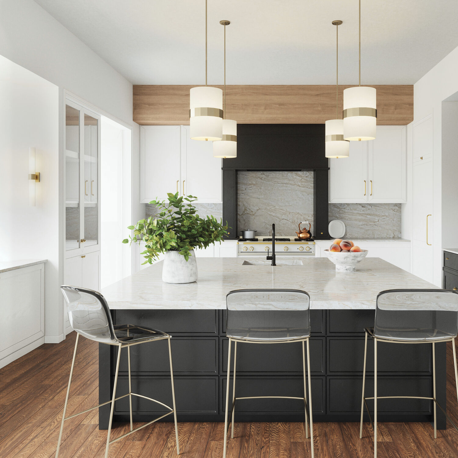 Sutton 2 Light 12 inch Soft Gold Pendant Ceiling Light