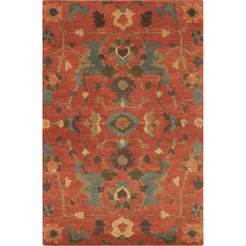 Anastacia 36 X 24 inch Brick Red Rug in 2 x 3, Rectangle