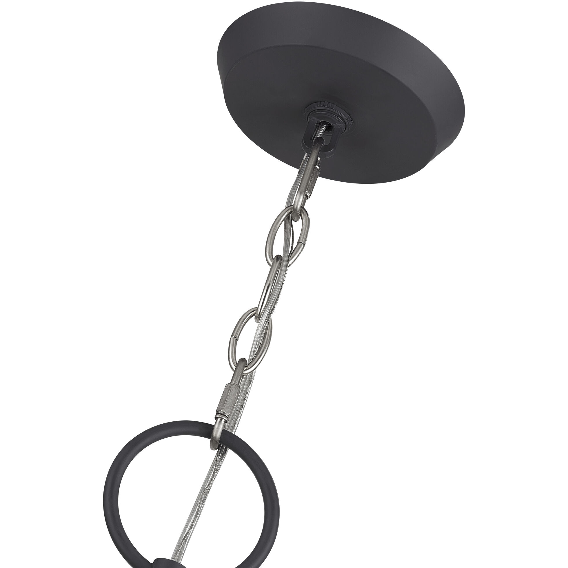 Soho 14 Light 40 inch Scandinavian Gray with Brushed Nickel Accents Foyer Chandelier Ceiling Light