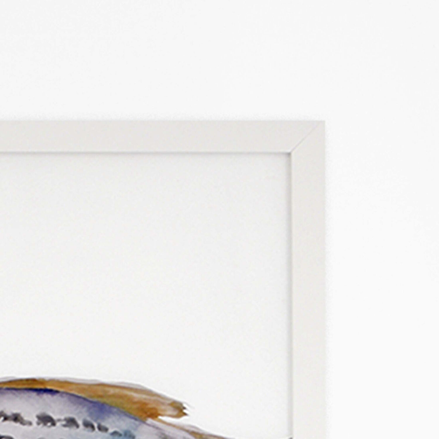 Tropical Paradise Multi and Blue and Orange and White Framed Art, The Studio