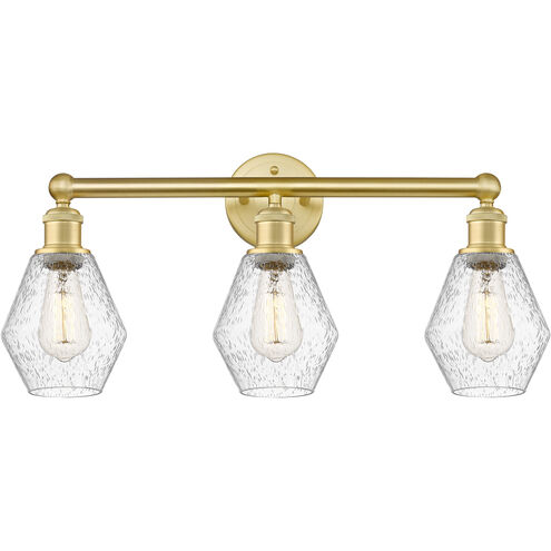 Cindyrella 3 Light 24 inch Satin Gold Bath Vanity Light Wall Light in Seedy