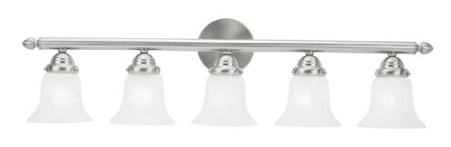 Neptune 5 Light 32 inch Brushed Nickel Bath Vanity Wall Light