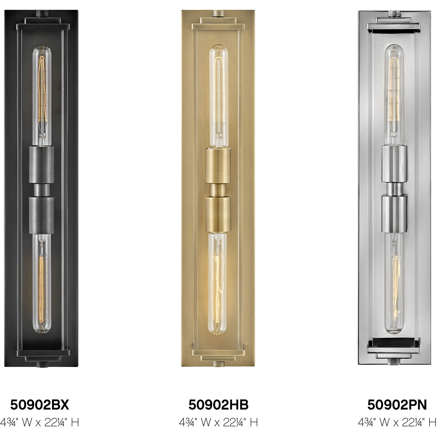 Henri 2 Light 4.75 inch Polished Nickel Vanity Light Wall Light