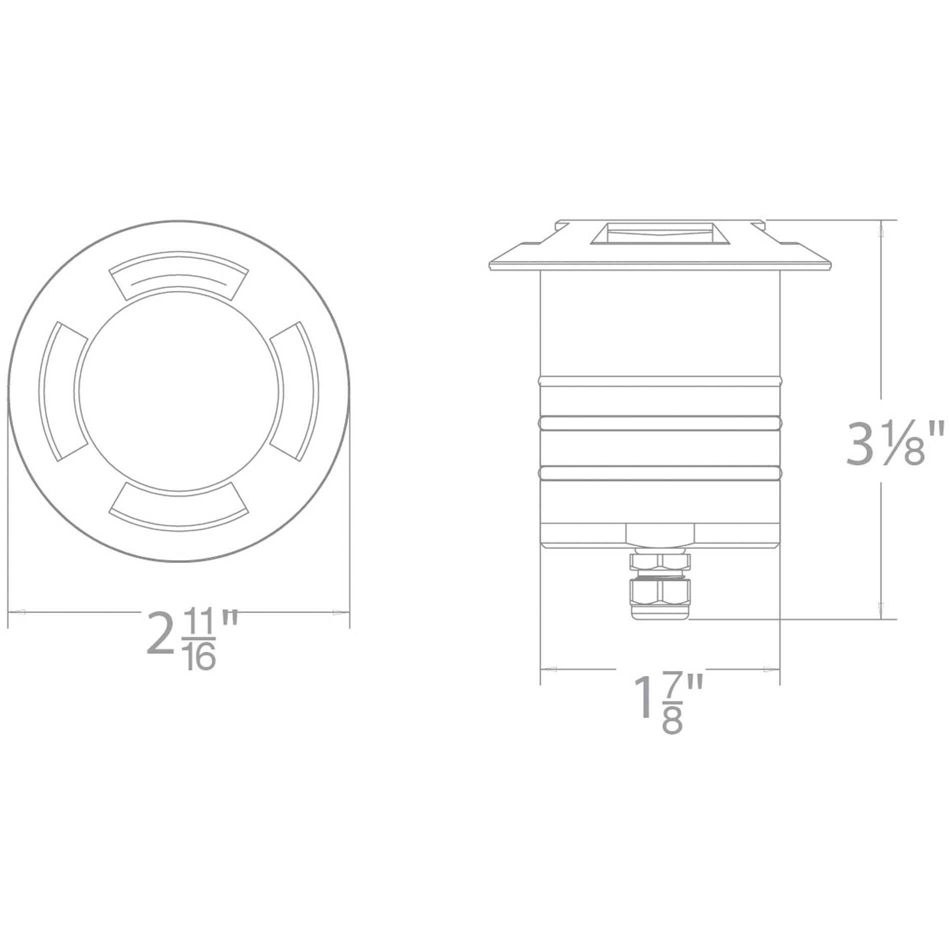 Tyler 12 4.1 watt Stainless Steel Path Lighting in 3000K, WAC Landscape