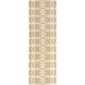 Fallon 96 X 30 inch Khaki, Beige Rug