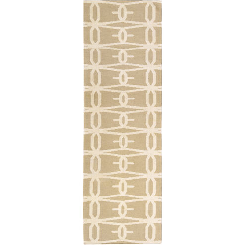 Fallon 96 X 30 inch Khaki, Beige Rug