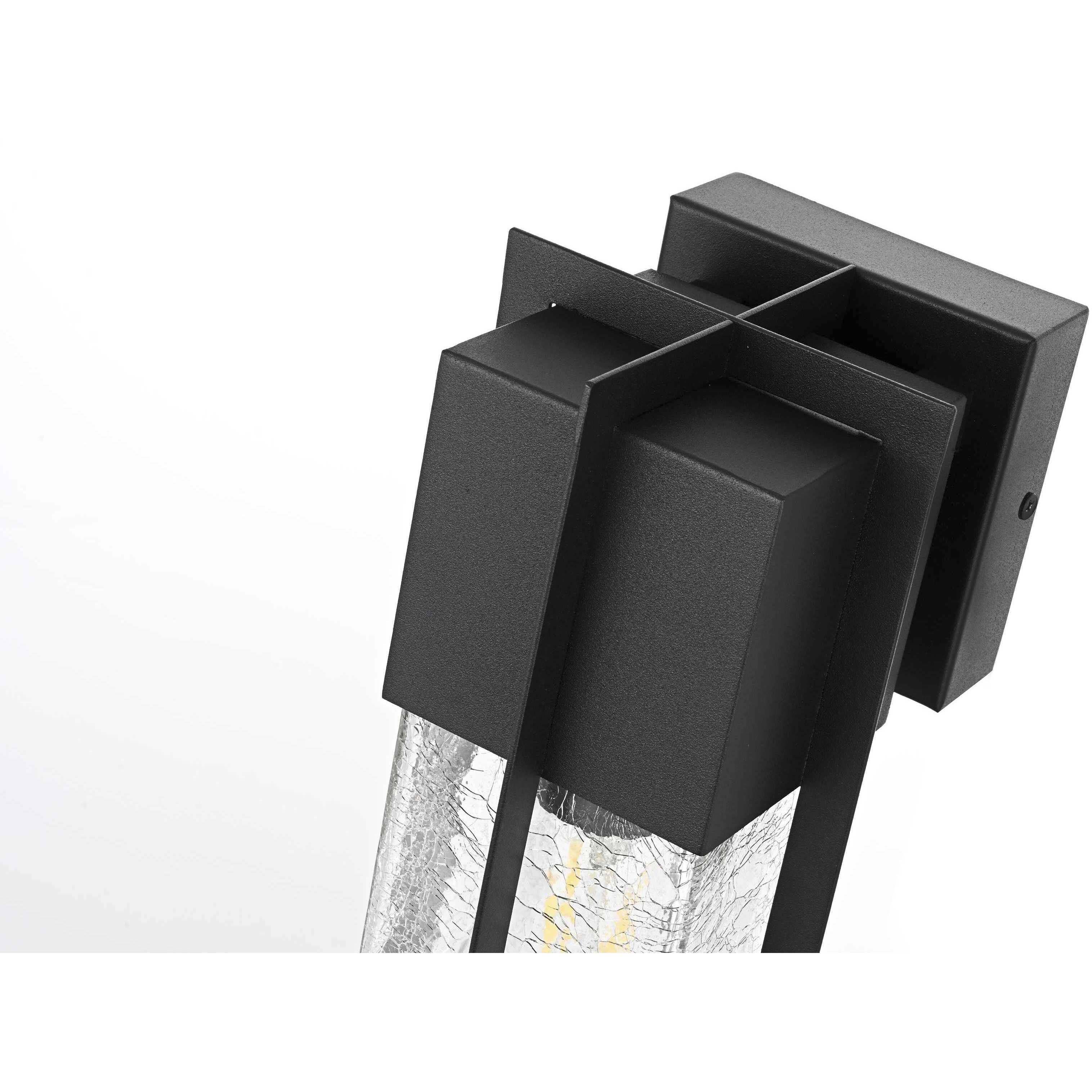 Janney 1 Light 11.5 inch Black Outdoor Wall Sconce