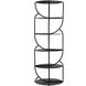 Rain 86 X 31 X 31 inch Matte Black Shelf