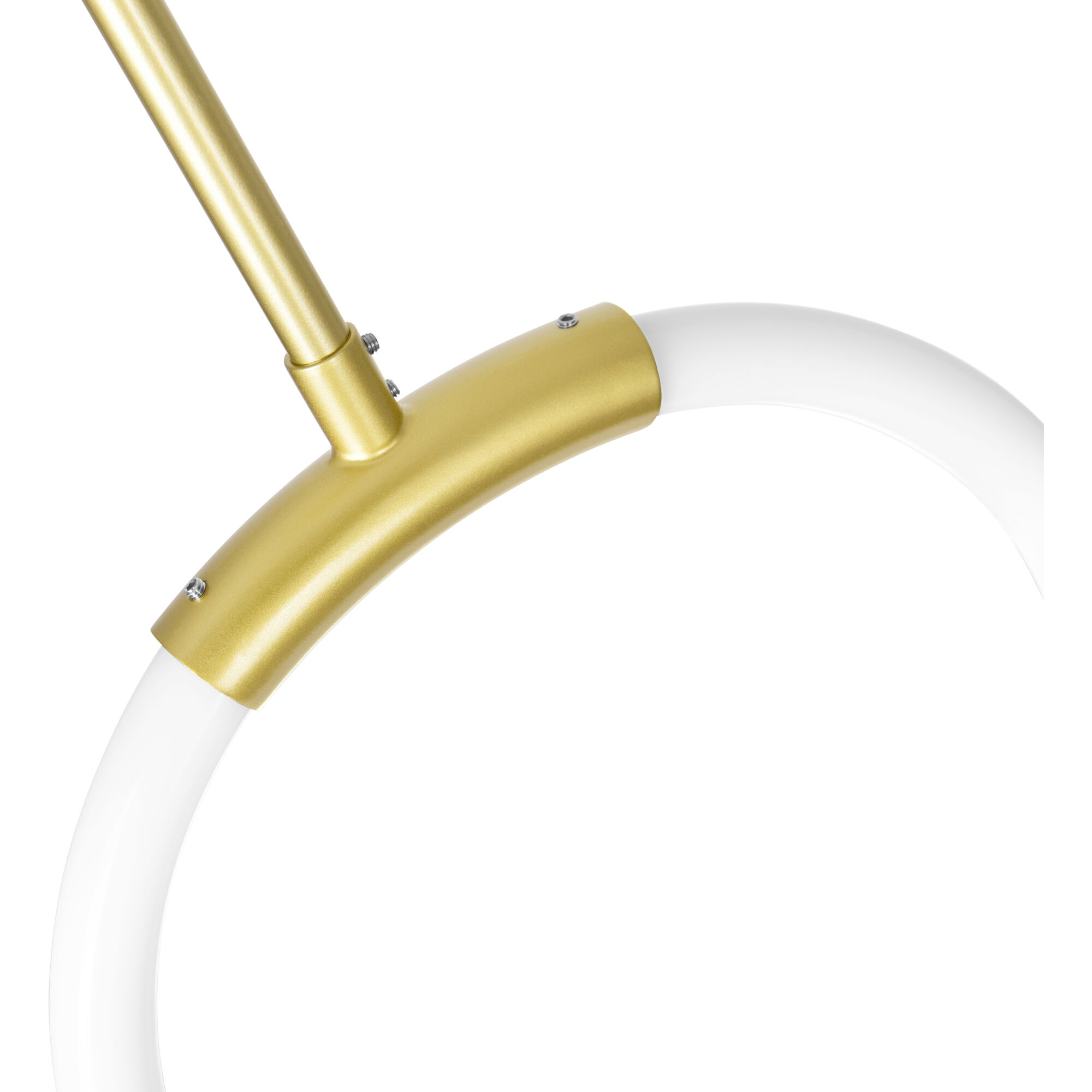 Hoops LED 5 inch Satin Gold Pendant Ceiling Light