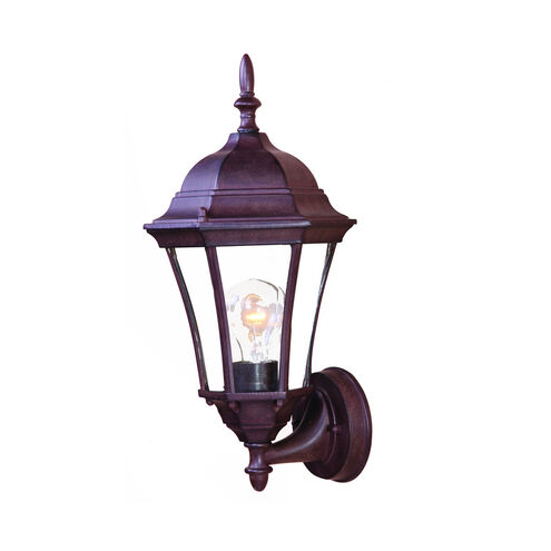 Bryn Mawr 1 Light 16 inch Burled Walnut Exterior Wall Mount