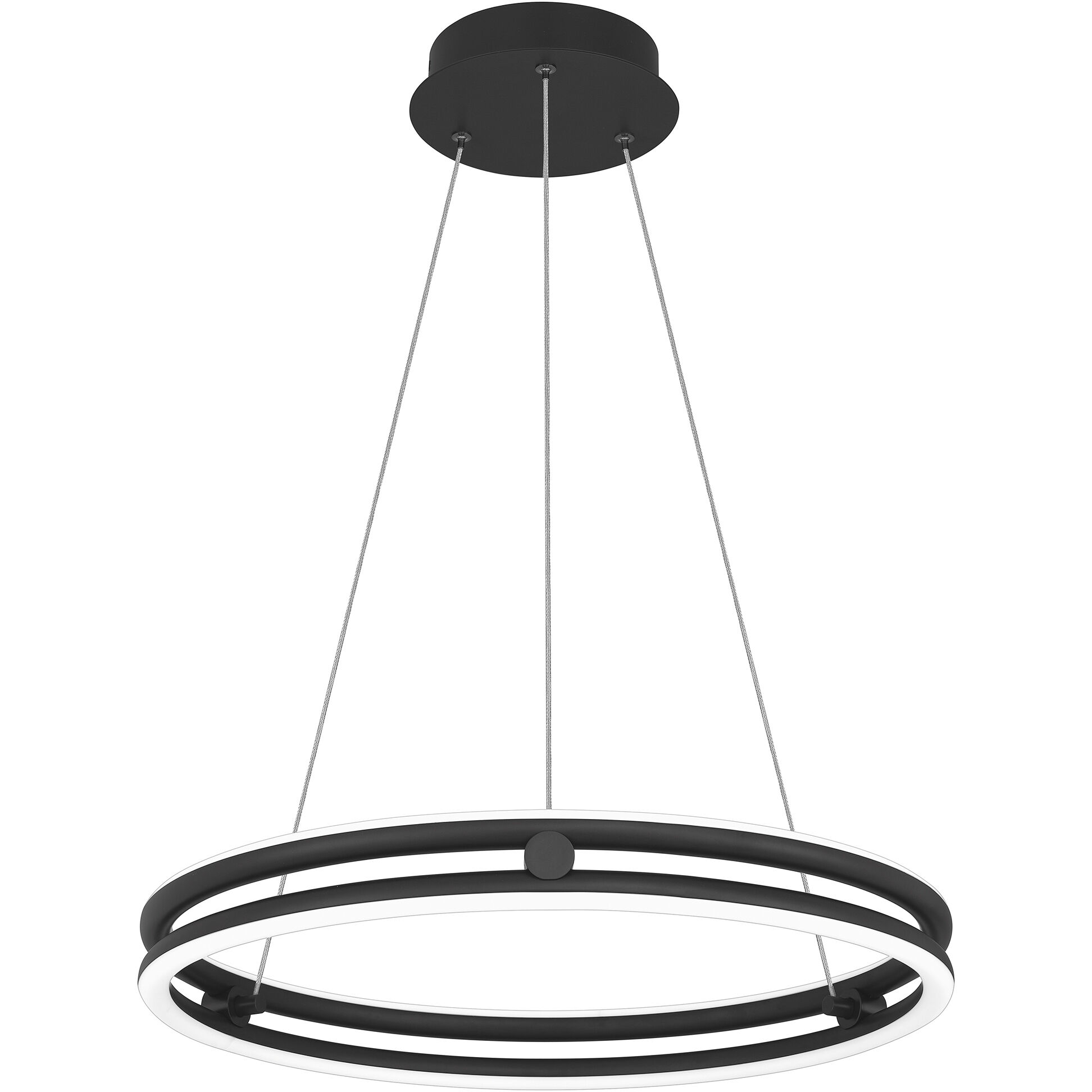 Graves LED 20 inch Matte Black Pendant Ceiling Light