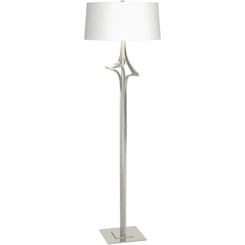 Antasia 58.6 inch 100 watt Sterling Floor Lamp Portable Light in Natural Anna