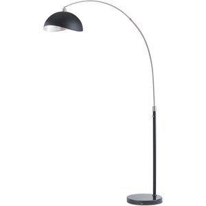 Luna Bella 92 inch 150.00 watt Antique Nickel and Black Arc Floor Lamp Portable Light
