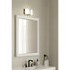 High Rise LED 8.5 inch Dark Matte Black Bath Bar Wall Light