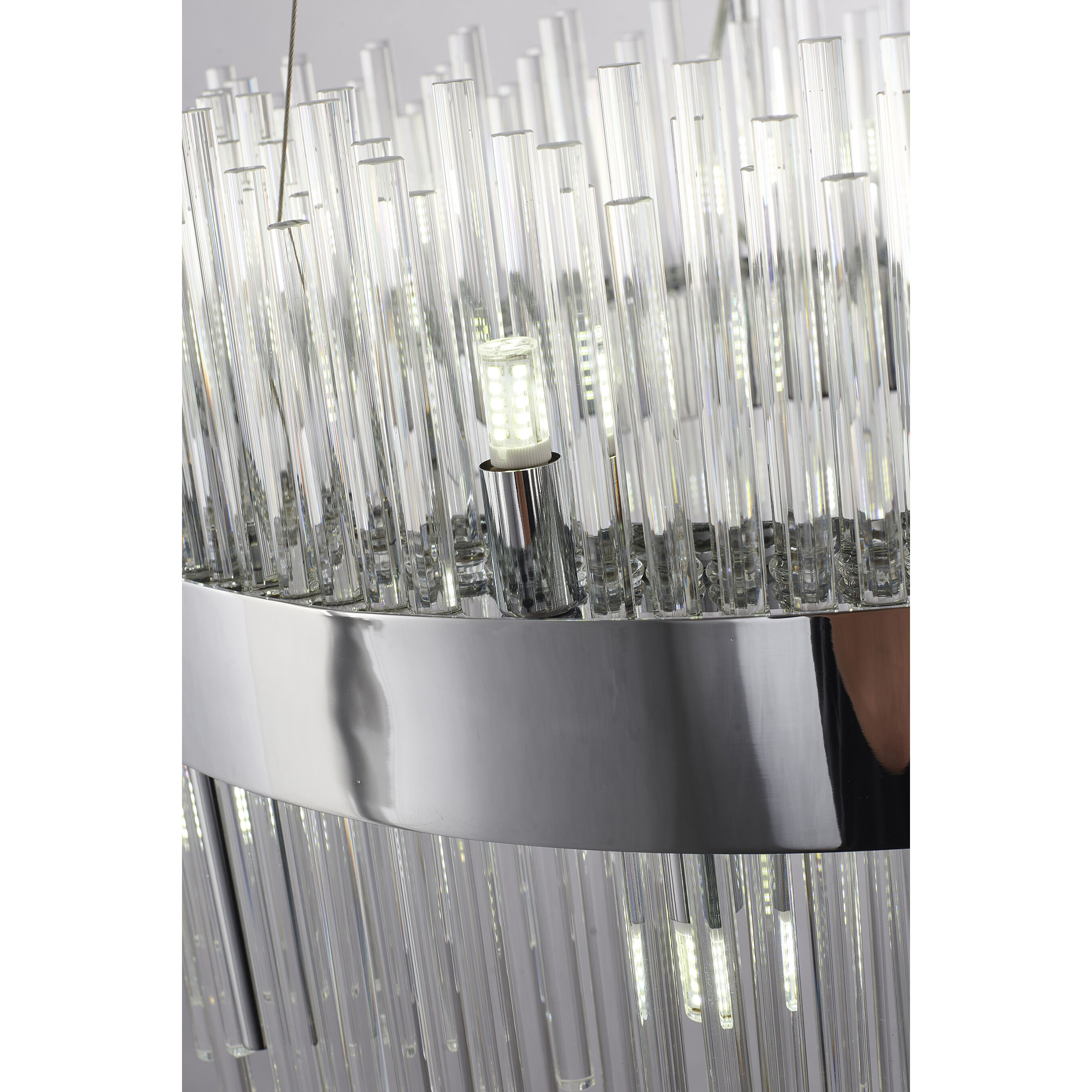 Canada 14 Light 24 inch Chrome Chandelier Ceiling Light