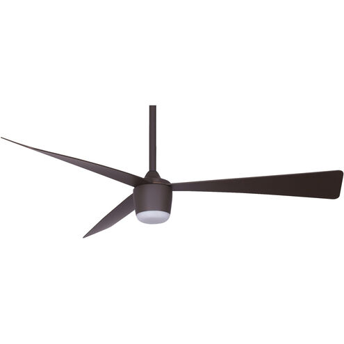 Star 7 52 inch Oil Rubbed Bronze Indoor DC Motor Ceiling Fan, Remote Control Included