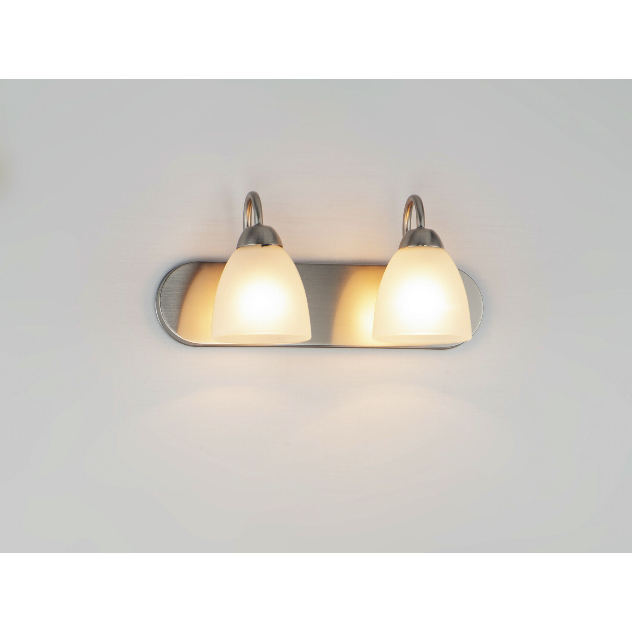 Axis 2 Light 18 inch Satin Nickel Bath Vanity Wall Light