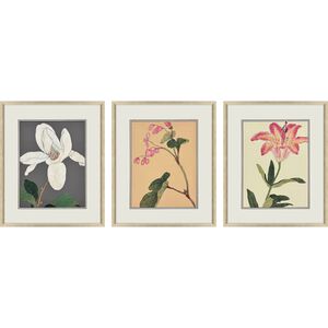 Enchanted Blooms Pink and Beige and Brown and Multi Framed Art
