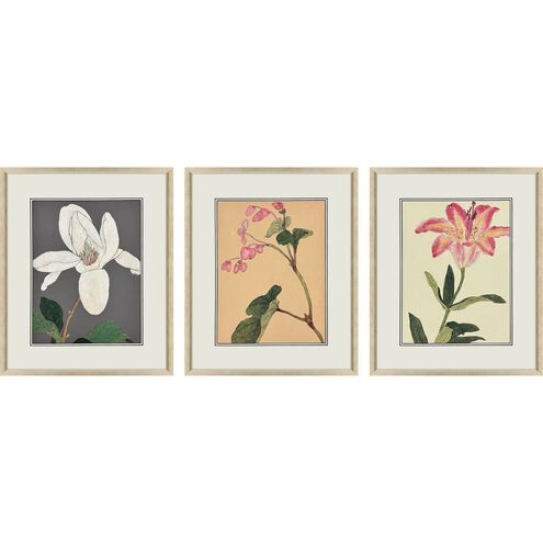 Enchanted Blooms Pink and Beige and Brown and Multi Framed Art