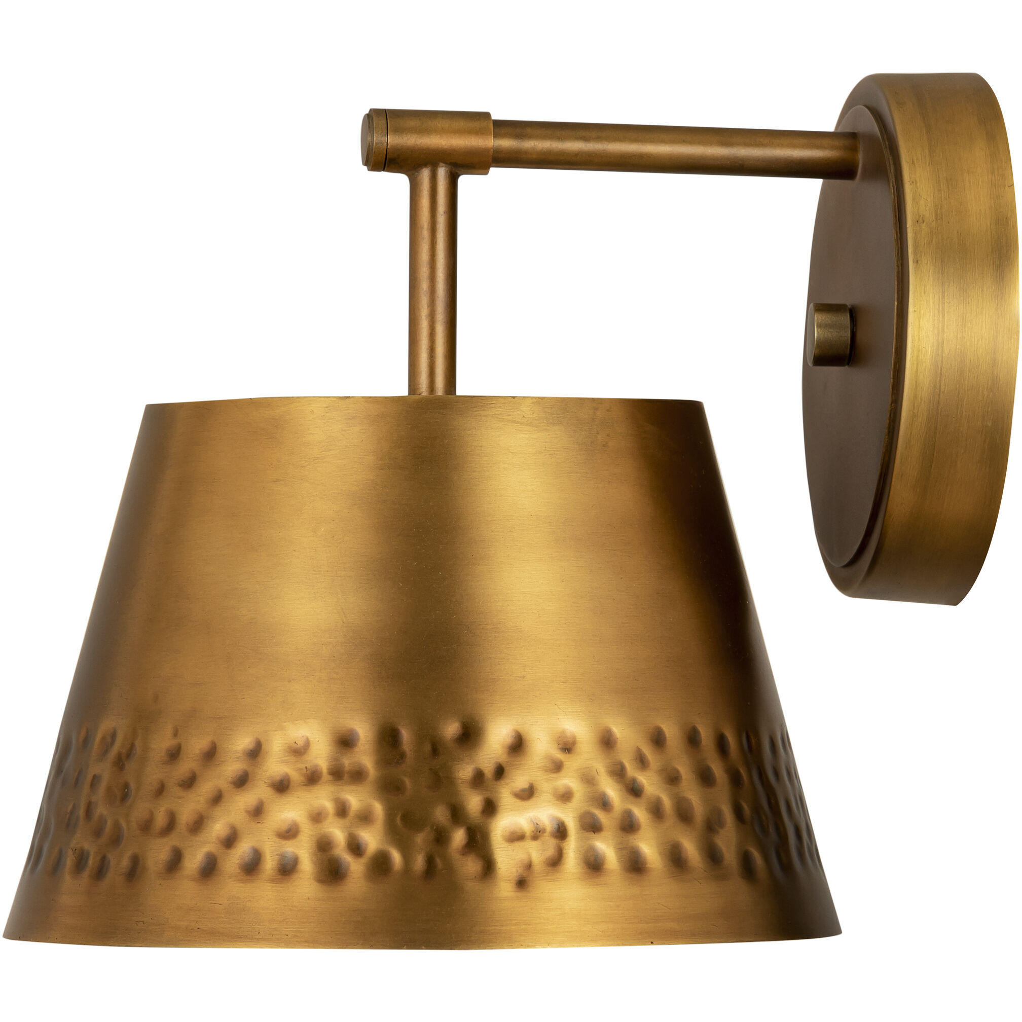 Maddox 1 Light 8 inch Rubbed Brass Wall Sconce Wall Light