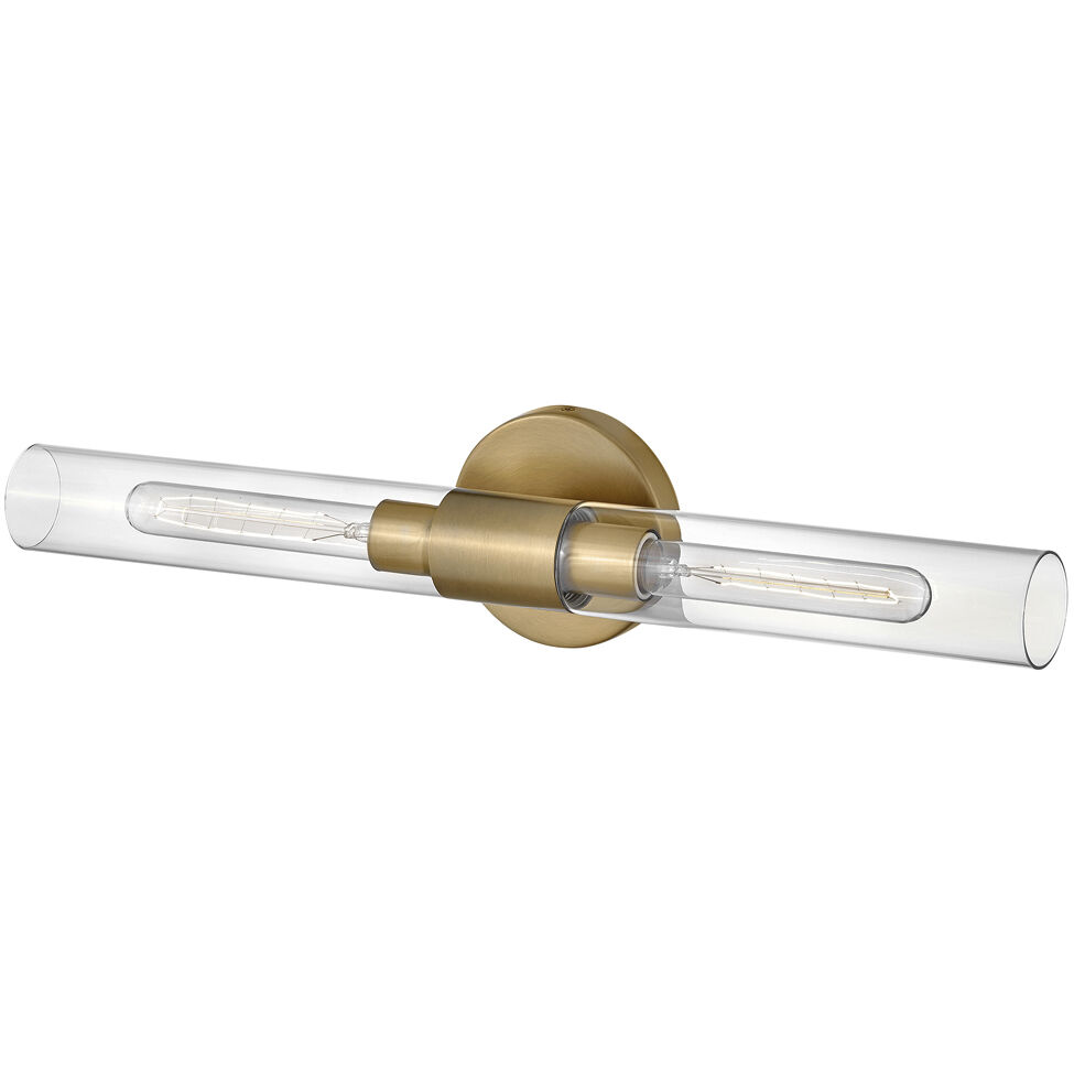 Shea LED 24 inch Lacquered Brass Bath Light Wall Light