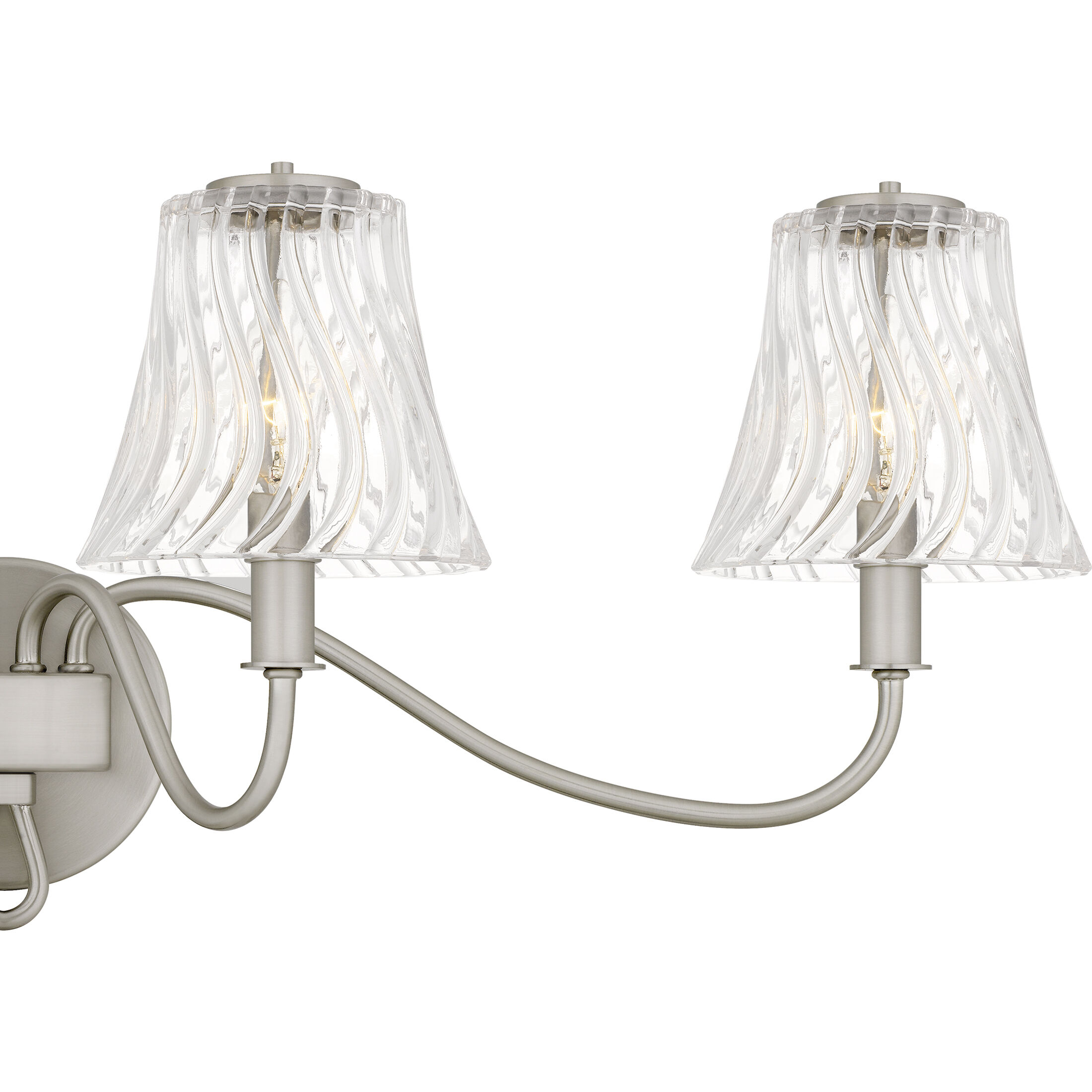 McKinney 4 Light 31 inch Brushed Nickel Bath Light Wall Light