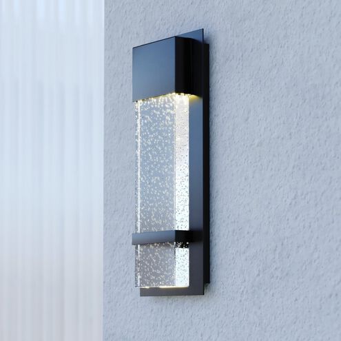 Wabash LED 13.75 inch Mystic Pewter Outdoor Wall