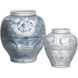 Ming-Style Countryside 10.25 X 9 inch Preserve Pot, Medium
