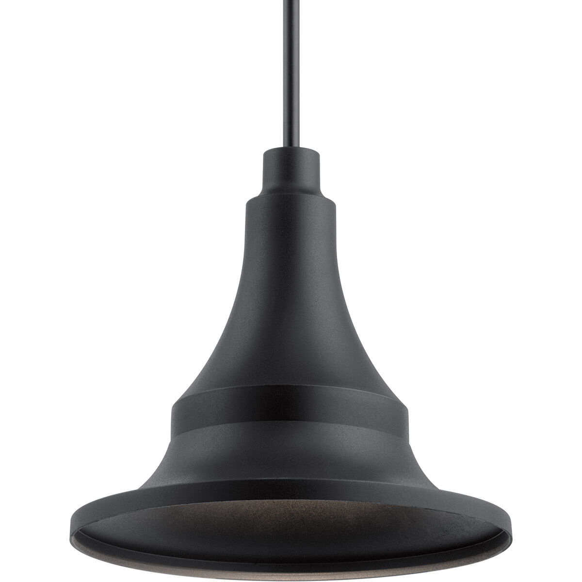 Hampshire 1 Light 16 inch Textured Black Outdoor Hanging Pendant