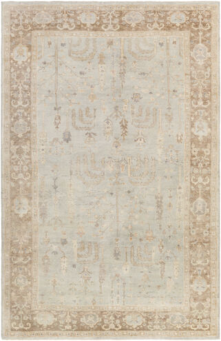 Normandy 72 X 48 inch Cream Rug in 4 X 6, Rectangle