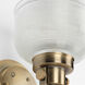 Artrude St 4 Light 36 inch Vintage Brass Bath Vanity Wall Light
