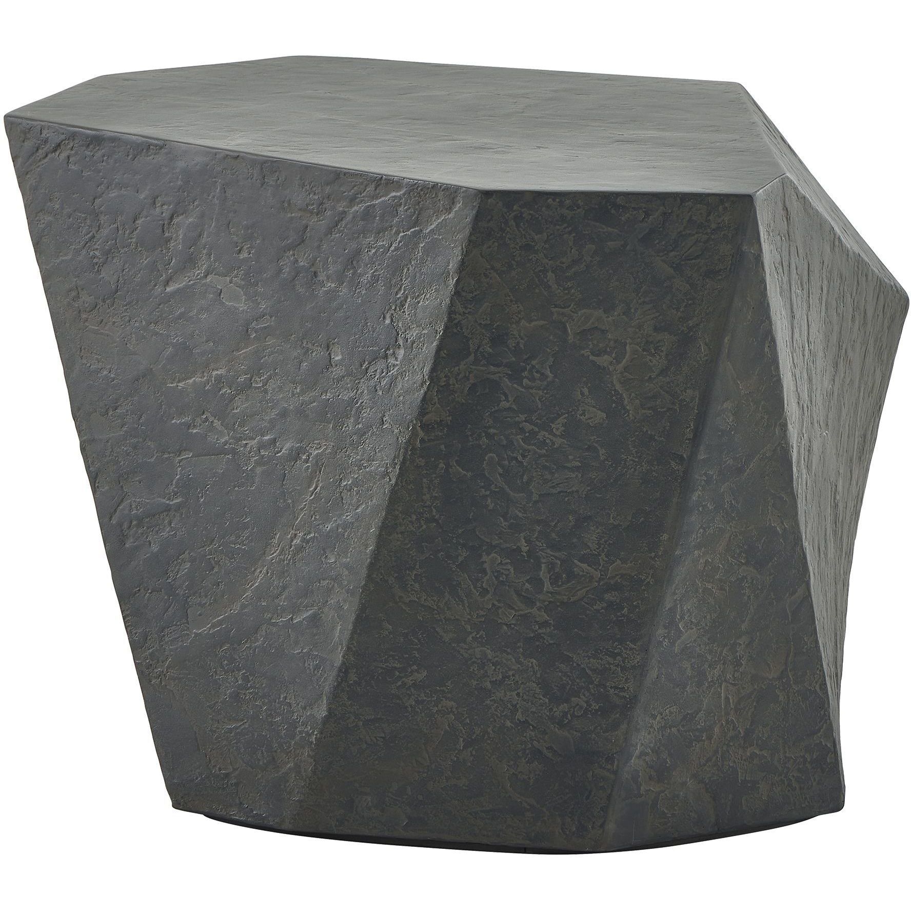 Parra 24 X 18 inch Natural Slate Outdoor Side Table