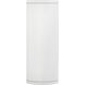 Silo 2 Light 16 inch Textured White Outdoor Wall Mount