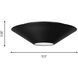 Kelly by Kelly Wearstler Echo LED 12.5 inch Midnight Black Flush Mount and Sconce Ceiling Light