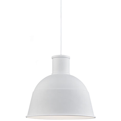 Irving 1 Light 21.75 inch White Pendant Ceiling Light