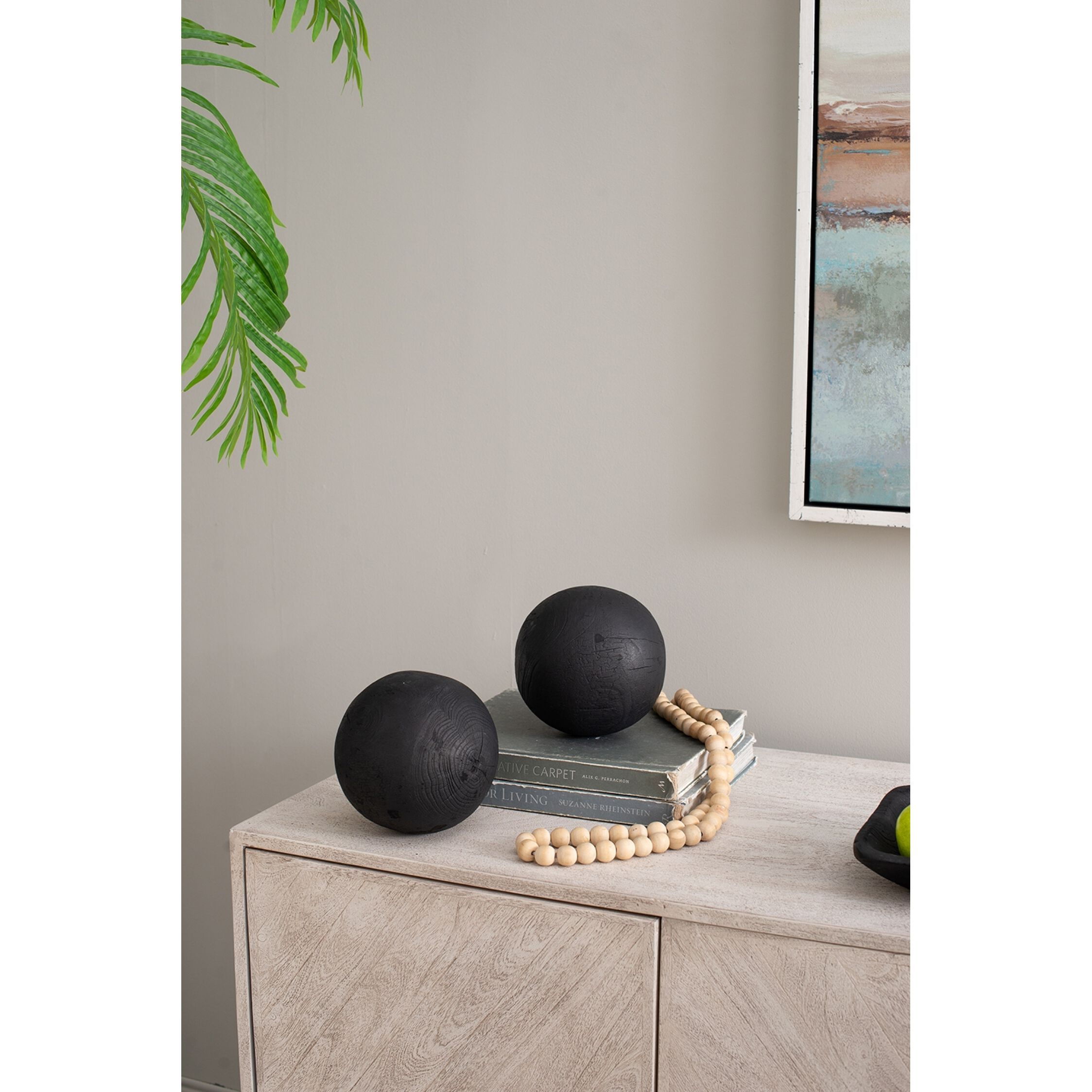 Anita Natural Decorative Ball, Set of 3