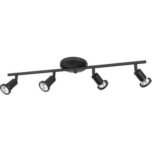 Tremendo 4 Light 120 Structured Black Track Lighting Ceiling Light