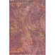 Pisces 90 X 60 inch Rose/Eggplant/Burnt Orange/Camel Rugs, Wool and Viscose