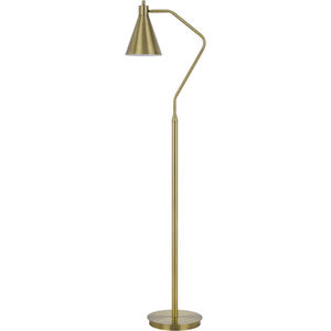 Capstone 63 inch 15.00 watt Antique Brass Floor Lamp Portable Light
