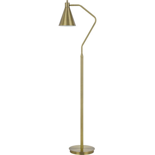 Capstone 63 inch 15.00 watt Antique Brass Floor Lamp Portable Light